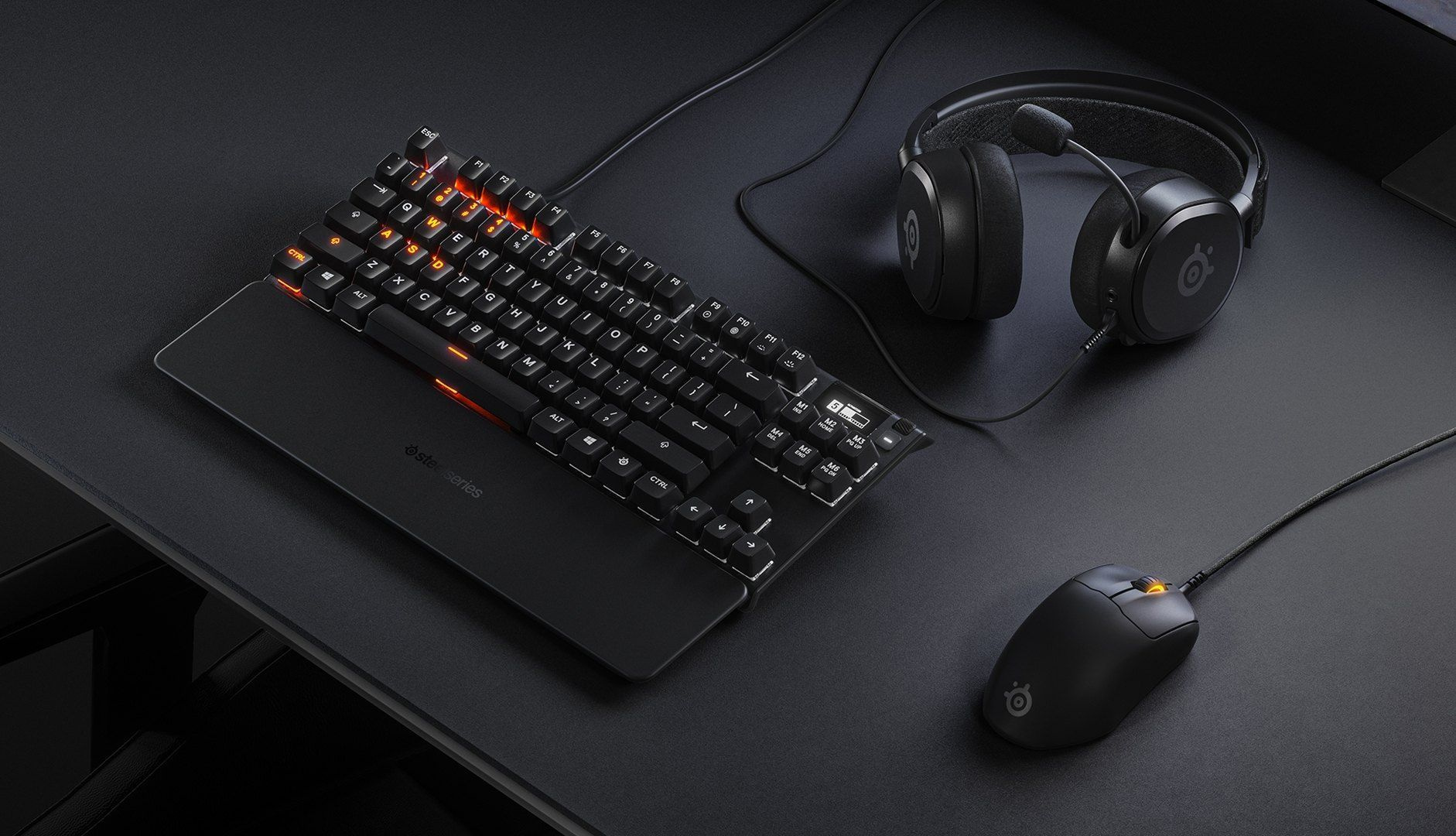 Мышь Steelseries Prime + черный оптическая (18000dpi) USB (5but)