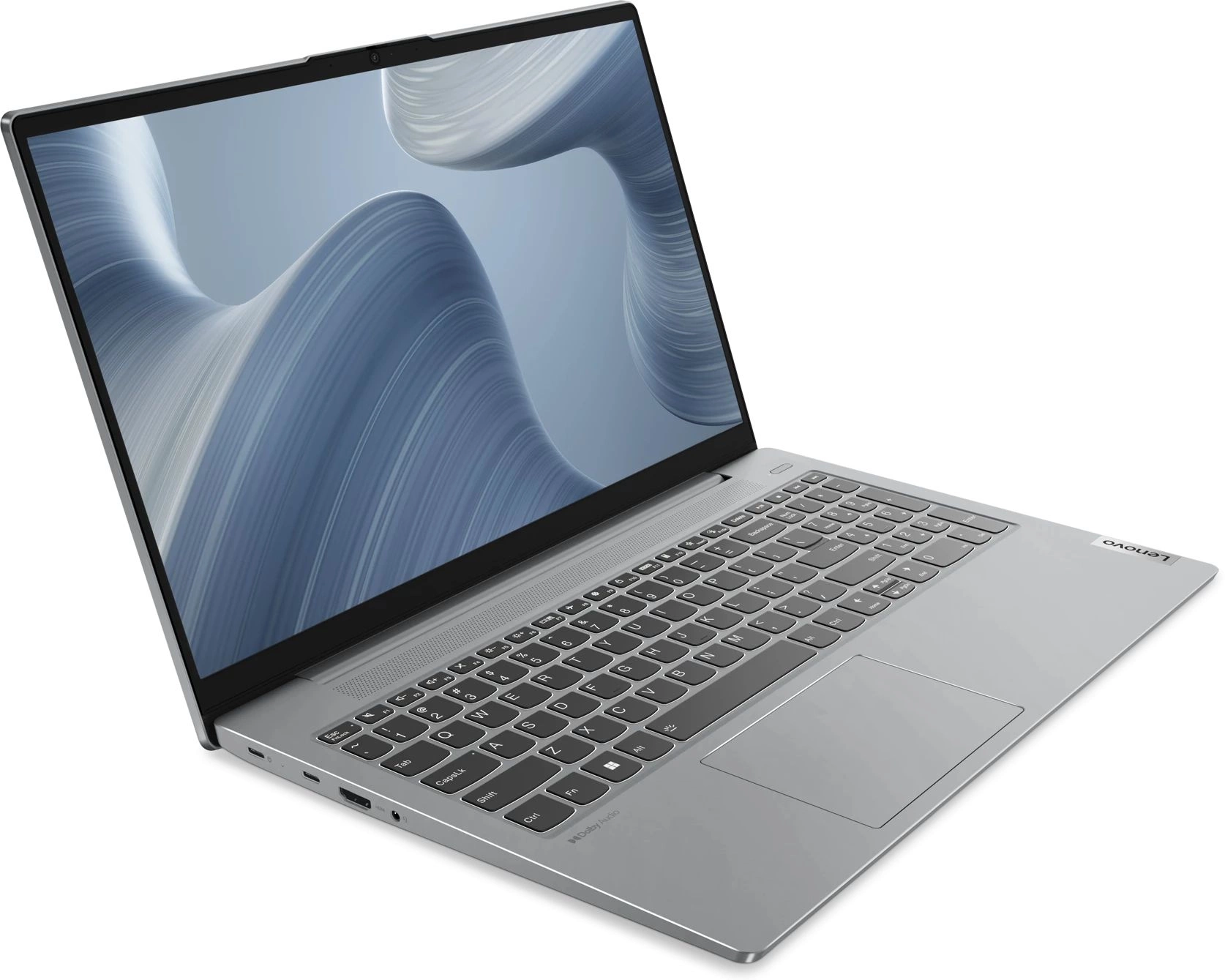 Ноутбук Lenovo IdeaPad 5 15IAL7 Core i5 1235U 16Gb SSD512Gb NVIDIA GeForce MX550 2Gb 15.6" IPS FHD (1920x1080) noOS grey WiFi BT Cam (82SF00K7PS)