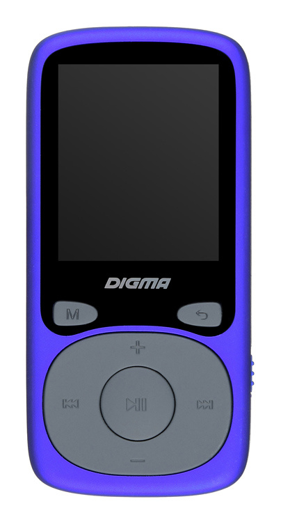 Плеер Hi-Fi Flash Digma B4 8Gb синий/1.8"/FM/microSDHC