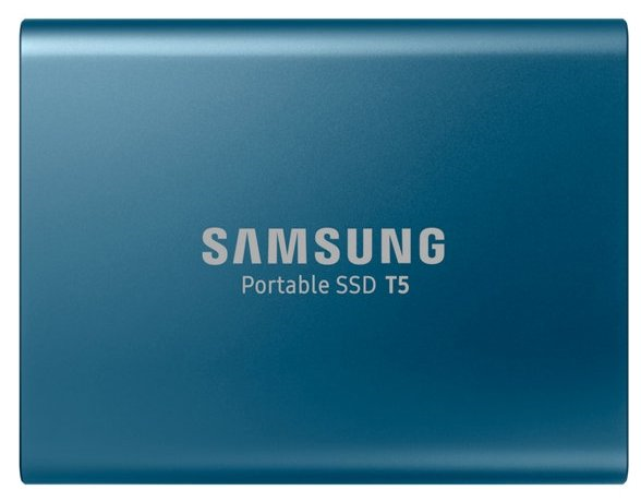 Твердотельный накопитель SSD Samsung T5 External 500Gb BLUE USB 3.1 (MU-PA500B/WW) 1year