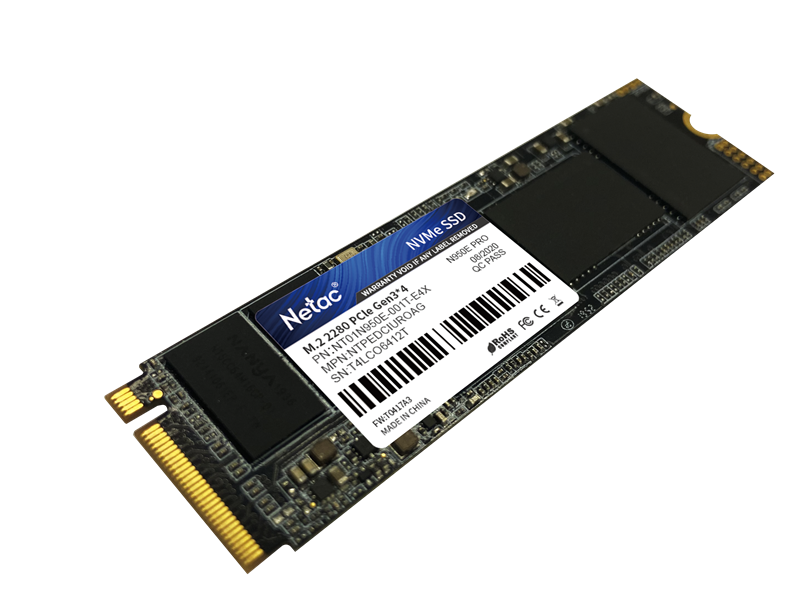 Накопитель SSD Netac PCIe 3.0 x4 1TB NT01N950E-001T-E4X N950E Pro M.2 2280