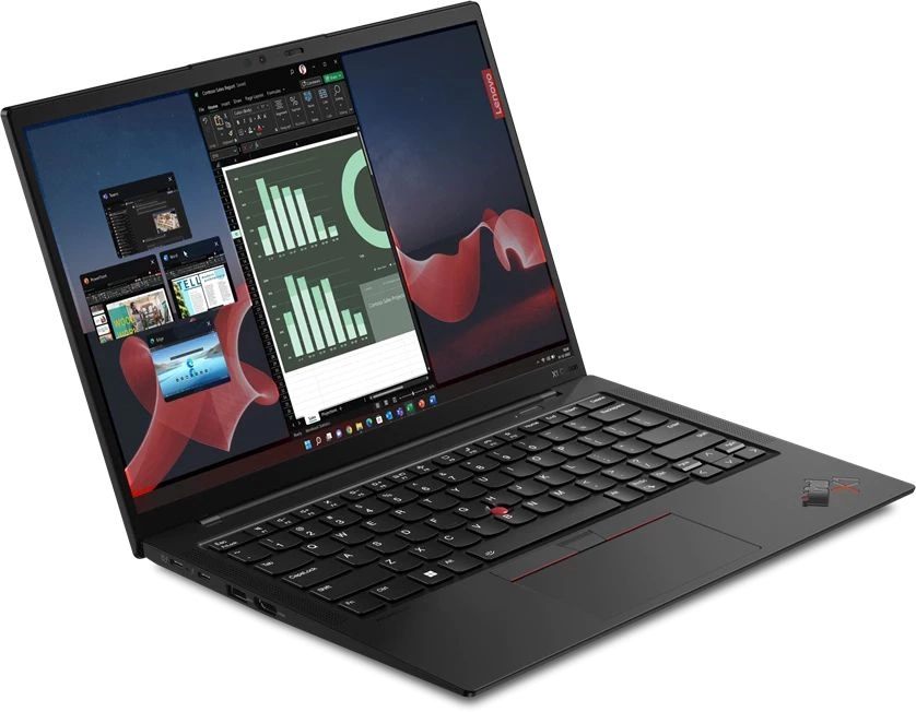 Ноутбук Lenovo ThinkPad X1 Carbon G11 Core i5 1345U 16Gb SSD512Gb Intel Iris Xe graphics 14" IPS WUXGA (1920x1200) Windows 11 Professional black WiFi BT Cam (21HNA09MCD)