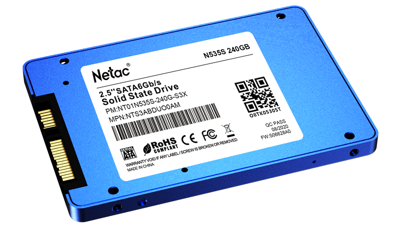 Накопитель SSD Netac SATA III 240Gb NT01N535S-240G-S3X N535S 2.5"