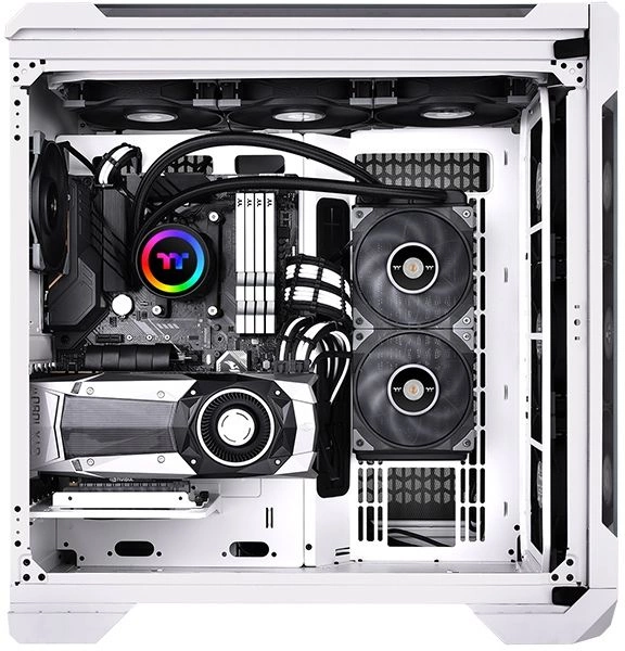 TOUGHLIQUID 240 ARGB Sync [CL-W319-PL12BL-A] All-In-One Liquid Cooling System/Water Block ARGB Sync/Fan 120*2/PWM 500~2000rpm/black (527965)