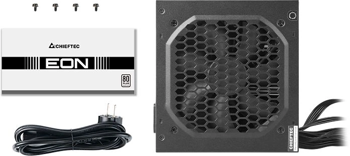 Блок питания Chieftec ATX 400W Eon ZPU-400S 80 PLUS WHITE (20+4pin) APFC 120mm fan 4xSATA