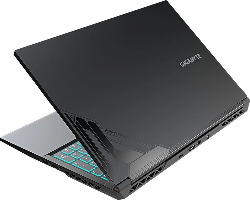 Ноутбук Gigabyte G5 Core i7 13620H 16Gb SSD512Gb NVIDIA GeForce RTX4050 6Gb 15.6" IPS FHD (1920x1080) Free DOS black WiFi BT Cam (MF5-H2KZ353SD)