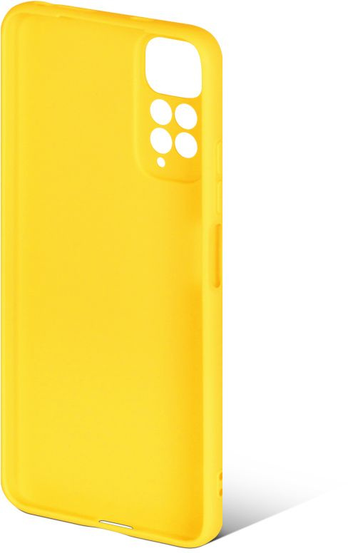 Чехол (клип-кейс) DF для Xiaomi Redmi Note 11/11s xiCase-61 желтый (XICASE-61 (YELLOW))