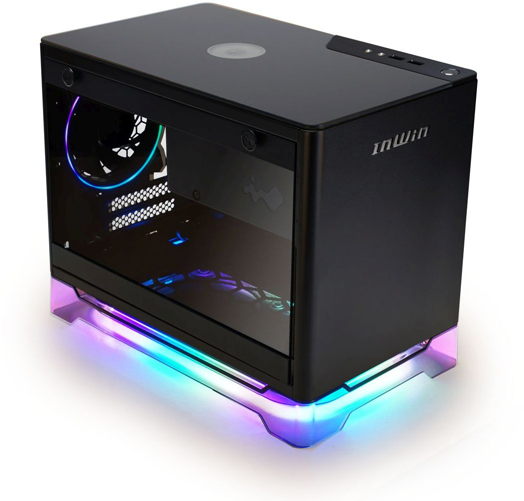 Корпус Inwin CF08A (A1PLUS) черный 650W miniITX 4x120mm 2xUSB3.0 audio