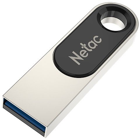 Флеш Диск Netac 128Gb U278 NT03U278N-128G-30PN USB3.0 серебристый/черный