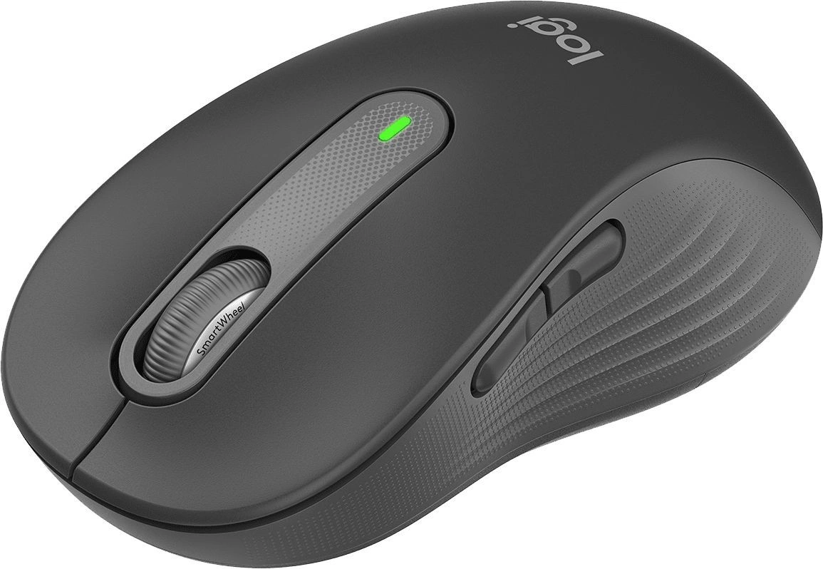 Мышь Logitech M650 L Large графитовый оптическая (4000dpi) беспроводная BT/Radio USB (4but)