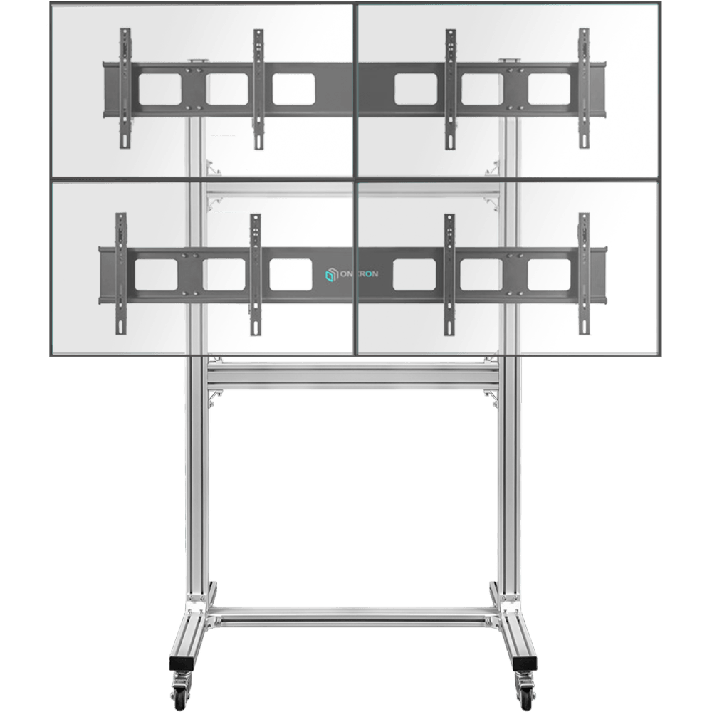 Мобильная стойка ONKRON FSPRO2L-22 серебристая