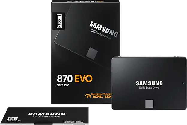 Накопитель SSD Samsung SATA-III 250GB MZ-77E250BW 870 EVO 2.5"