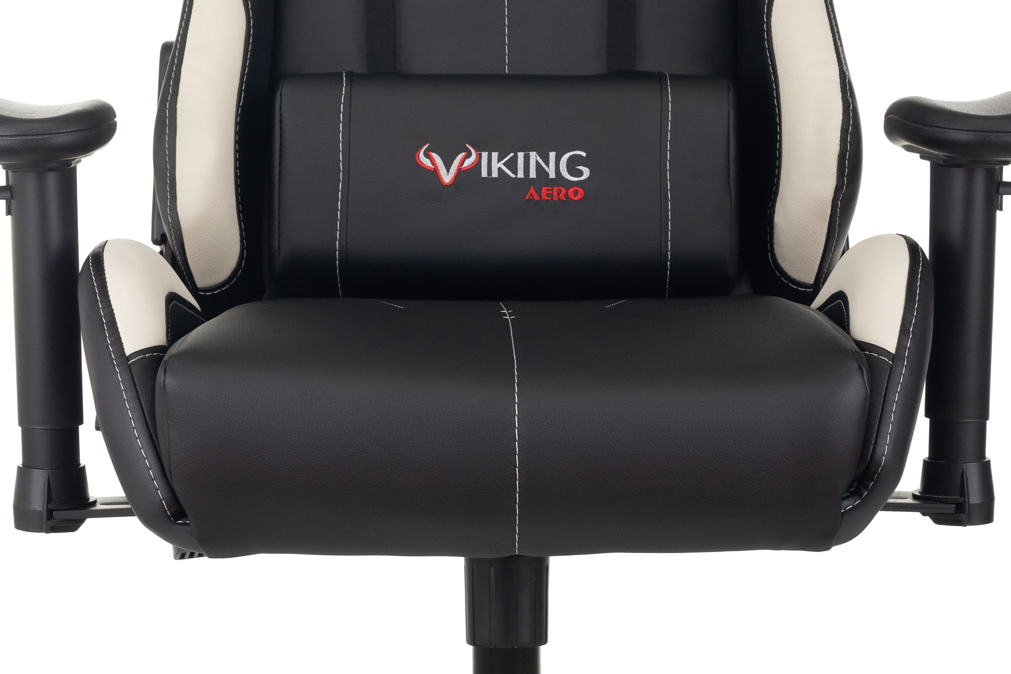 Кресло игровое Zombie VIKING 5 AERO черный/белый эко.кожа с подголов. крестов. пластик