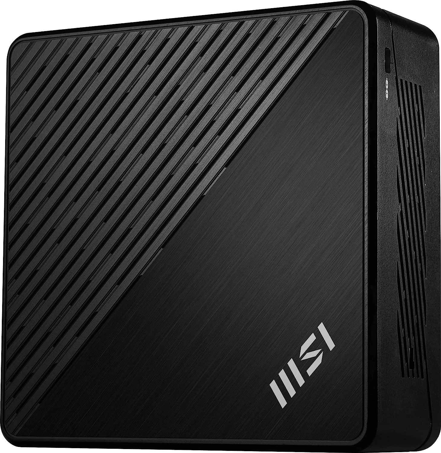 Неттоп MSI Cubi N ADL-018RU slim N-series N200 (1) 4Gb SSD128Gb UHDG Windows 11 Professional 2xGbitEth WiFi BT 65W черный (9S6-B0A911-211)