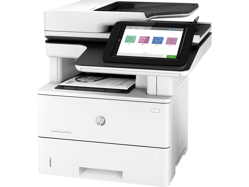 Лазерное многофункциональное устройство HP LaserJet Enterprise MFP M528dn (p/c/s, A4, 1200 dpi, 43ppm, 1.75GB, 16GB eMMC, 2trays 100+550, ADF 100, Duplex, USB/GigEth, repl.F2A76A) (нет маленькой крышки рядом с экраном.)