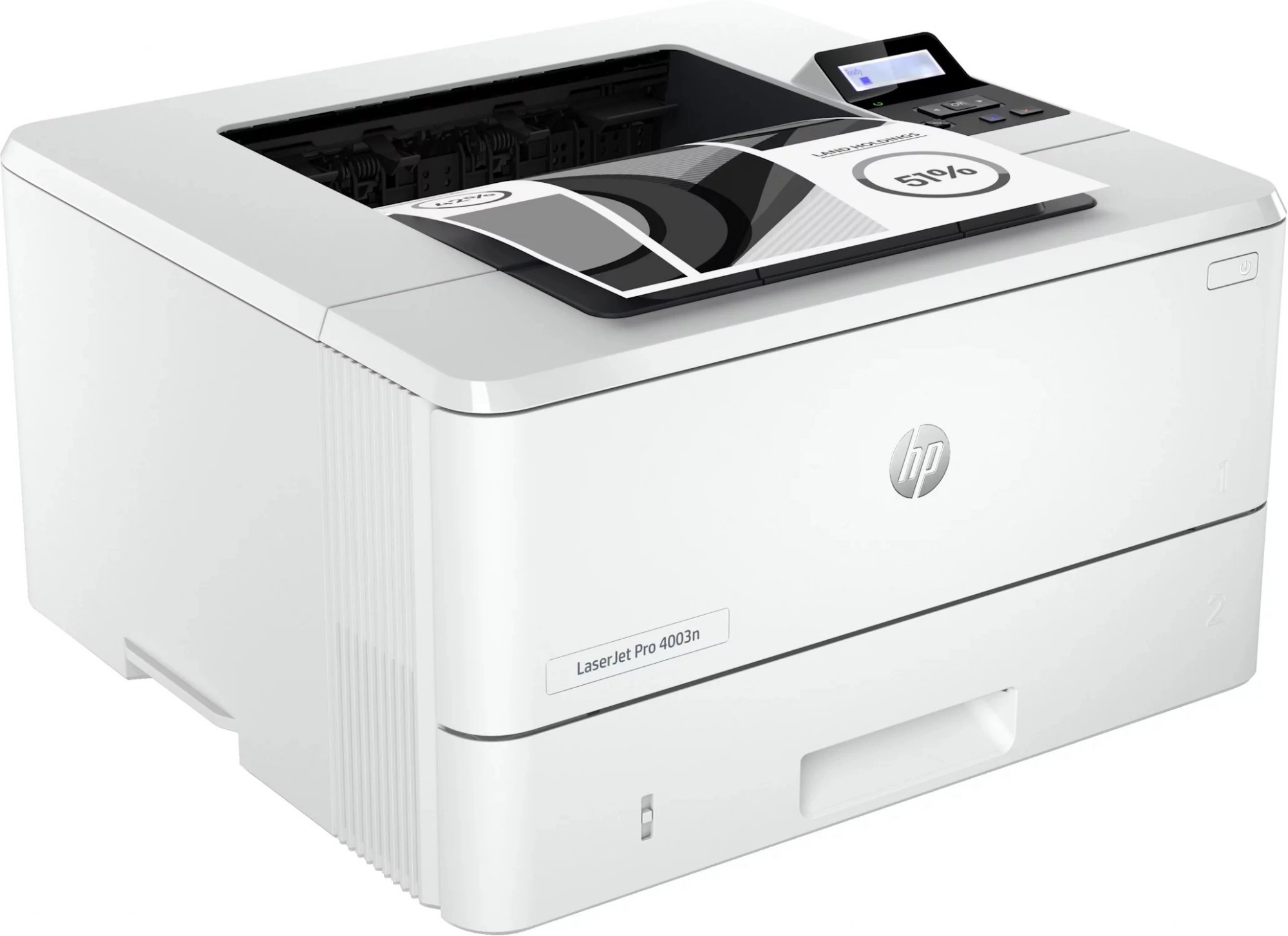 Принтер лазерный HP LaserJet Pro 4003N (2Z611A) A4 белый