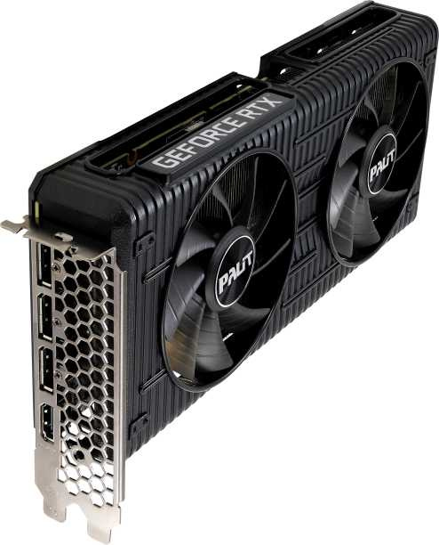 Видеокарта Palit PCI-E 4.0 PA-RTX3060 DUAL 12G NVIDIA GeForce RTX 3060 12Gb 192bit GDDR6 1320/15000 HDMIx1 DPx3 HDCP Ret