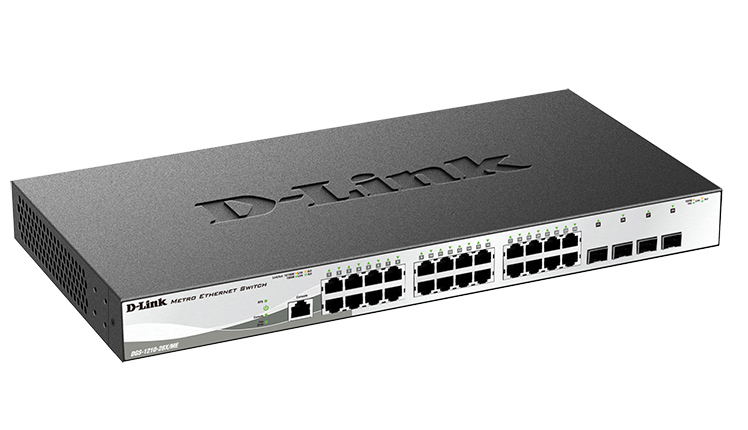 DGS-1210-28X/ME/B2B Управляемый L2 коммутатор с 24 портами 10/100/1000Base-T и 4 портами 10GBase-X SFP+ (456206) {3}