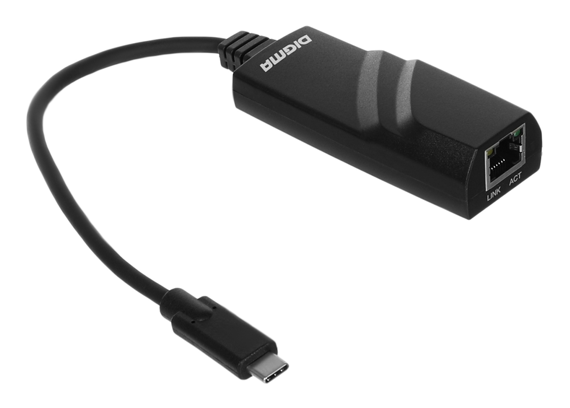 Сетевой адаптер Gigabit Ethernet Digma D-USBC-LAN1000 USB Type-C (упак.:1шт)