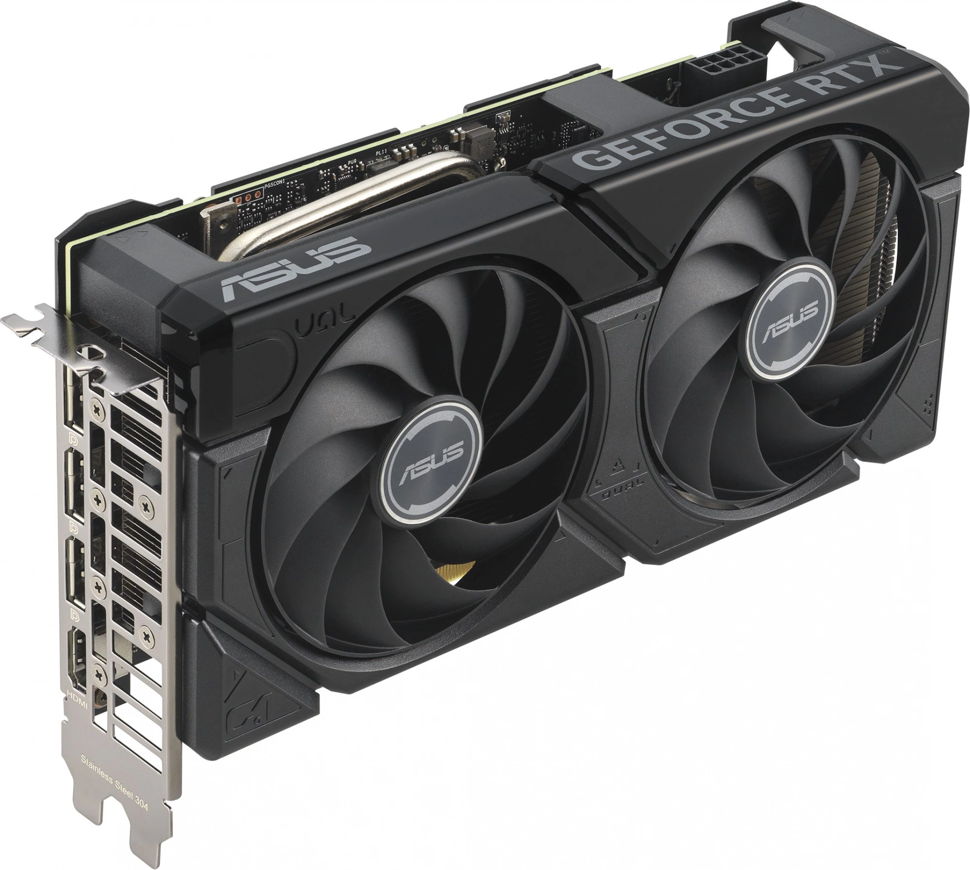 Видеокарта Asus PCI-E 4.0 DUAL-RTX4060TI-O8G-EVO NVIDIA GeForce RTX 4060TI 8Gb 128bit GDDR6 2565/18000 HDMIx1 DPx3 HDCP Ret