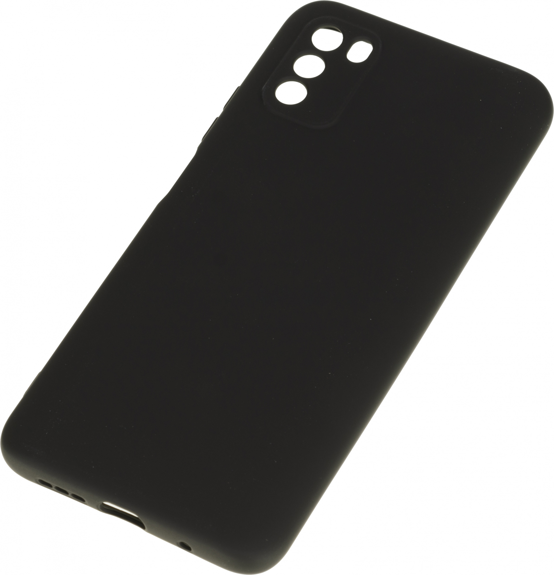 Чехол (клип-кейс) DF для Xiaomi Poco M3 poOriginal-03 черный (DF POORIGINAL-03 (BLACK))