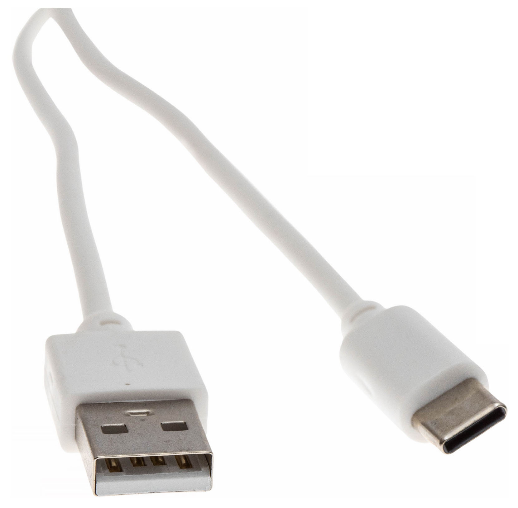 Кабель Cactus CS-USB.A.USB.C-1.8 USB (m)-USB Type-C (m) 1.8м белый блистер