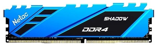 Оперативная память Netac Shadow 8GB DDR4-3200 C16 Blue Memory module (DIMM)