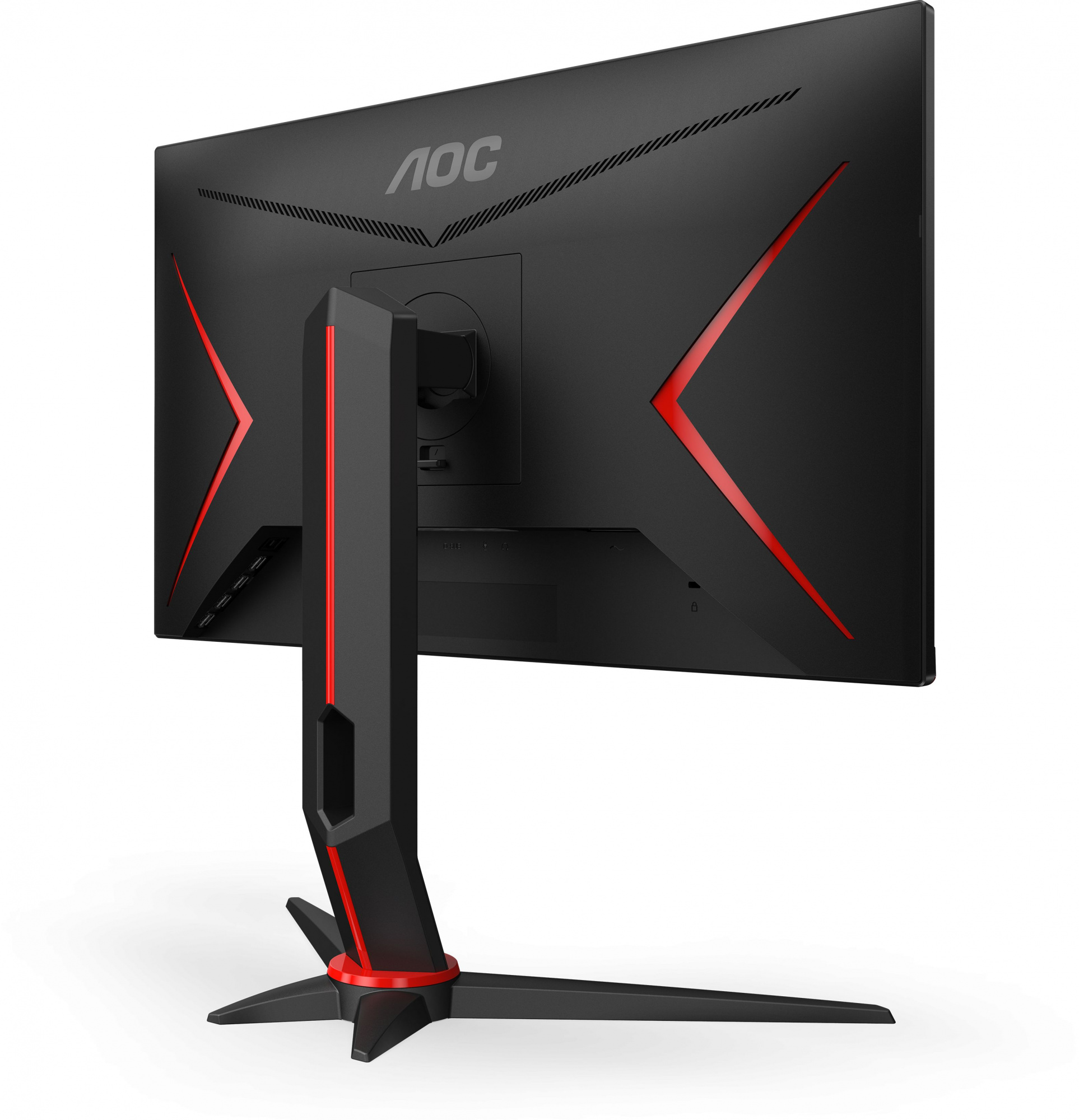 Монитор AOC 23.8" Gaming 24G2SPU черный/красный IPS LED 1ms 16:9 HDMI M/M матовая HAS Piv 300cd 178гр/178гр 1920x1080 165Hz FreeSync Premium VGA DP FHD USB 4.41кг