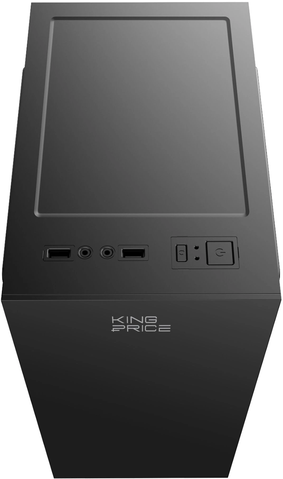 Корпус KingPrice KPCC-MN201 черный без БП mATX 1x80mm 2x120mm 2xUSB2.0 audio