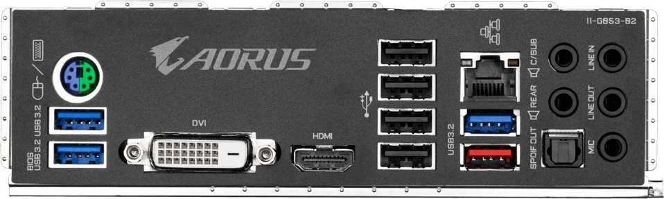 Материнская плата Gigabyte A520 AORUS ELITE Soc-AM4 AMD A520 4xDDR4 ATX AC`97 8ch(7.1) GbLAN RAID+DVI+HDMI