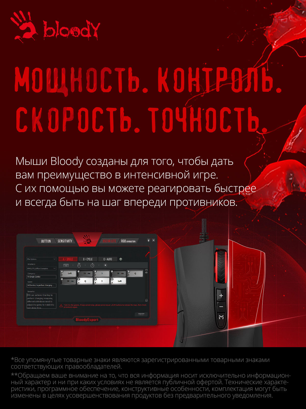 Мышь A4Tech Bloody ES5 черный оптическая (3200dpi) USB (8but)