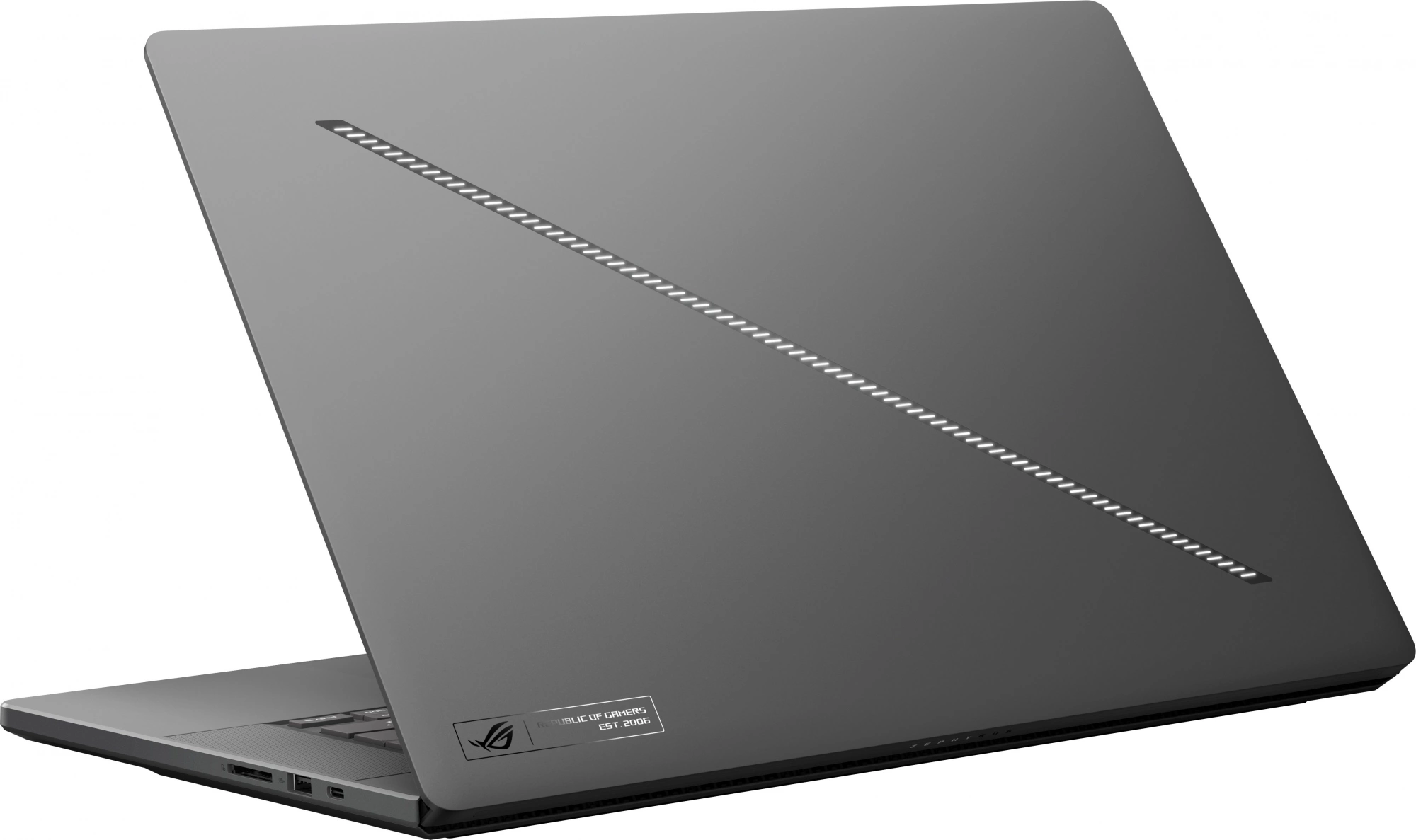 Ноутбук Asus ROG Zephyrus G16 GU605MY-QR111W Core Ultra 9 185H 32Gb SSD1Tb NVIDIA GeForce RTX4090 16Gb 16" OLED 2.5K (2560x1600) Windows 11 Home grey WiFi BT Cam (90NR0IQ5-M005S0)