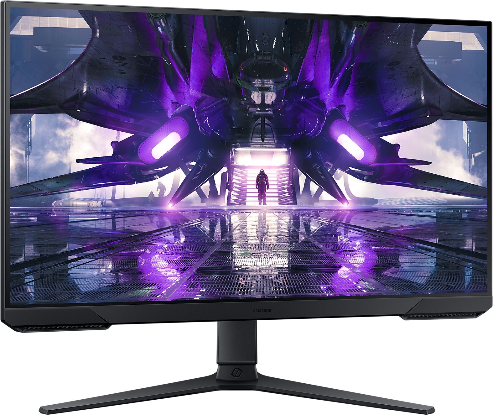 Монитор Samsung 27" Odyssey G3 S27AG320NI черный VA LED 1ms 16:9 HDMI полуматовая HAS Piv 250cd 178гр/178гр 1920x1080 165Hz FreeSync Premium DP 4.8кг