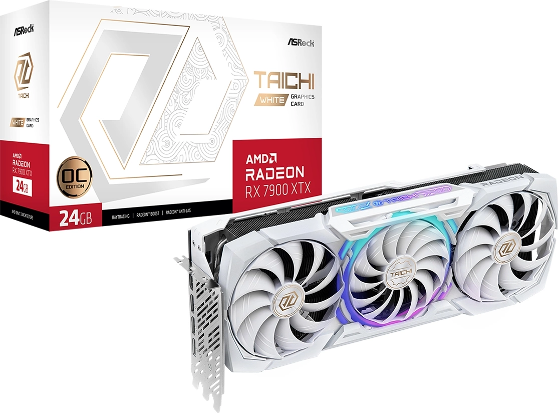 RX7900XTX Taichi White 24GB OC GDDR6 384-Bit DPx3 HDMI 3FAN RTL