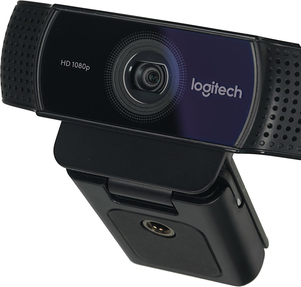 Камера Web Logitech Pro Stream C922 черный 3Mpix (1920x1080) USB2.0 с микрофоном (960-001089)