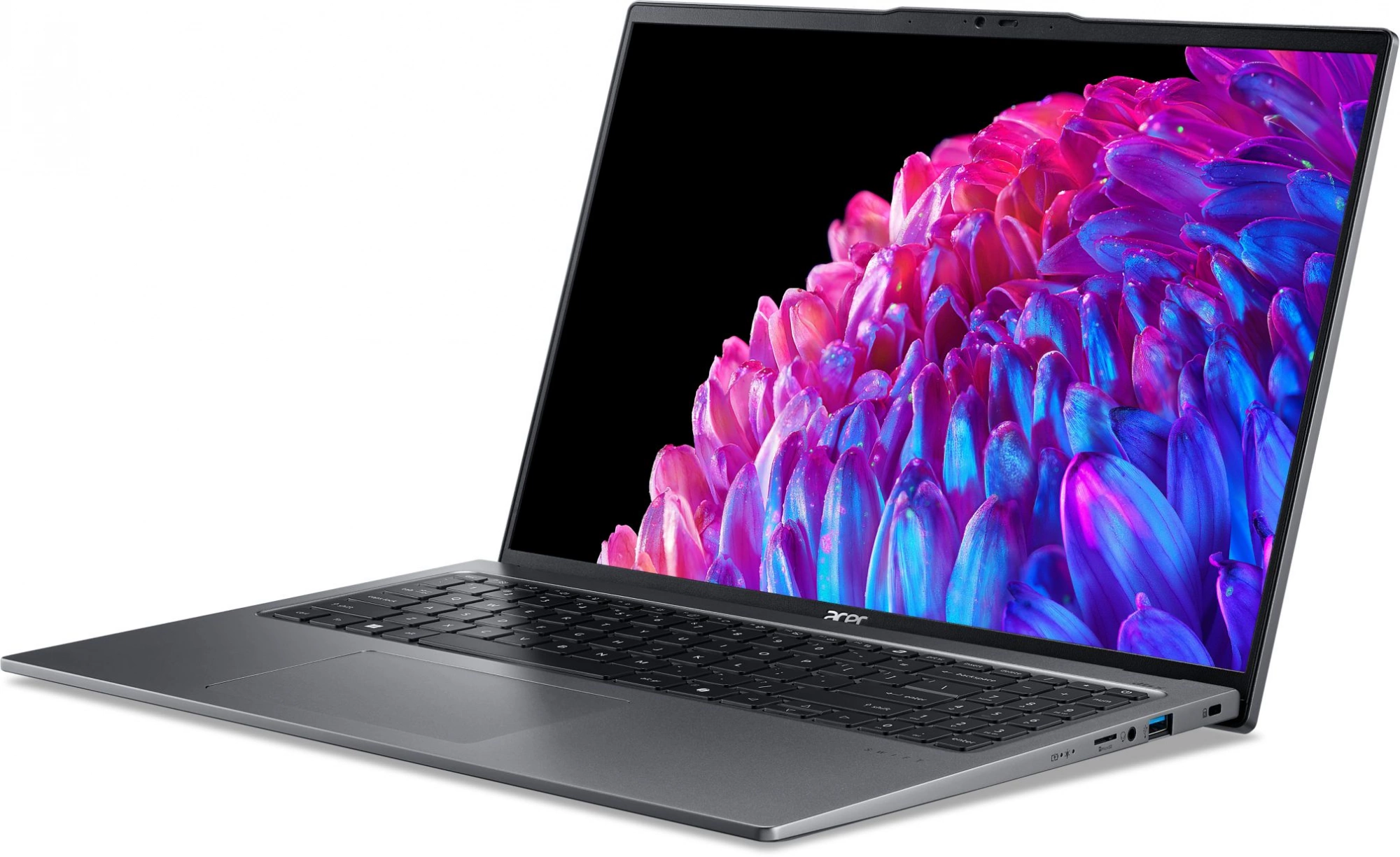 Ноутбук Acer Swift Go 16 SFG16-72-790F Core Ultra 7 155H 16Gb SSD1Tb Intel Arc 16" IPS WQXGA (2560x1600) Windows 11 Home metall WiFi BT Cam (NX.KUBCD.001)