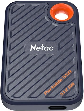 Ssd накопитель Netac ZX20 512GB USB 3.2 Gen 2 Type-C External SSD, R/W up to 2000MB/1800MB/s, with USB C to A cable and 20Gbps USB C to C cable 5Y wty