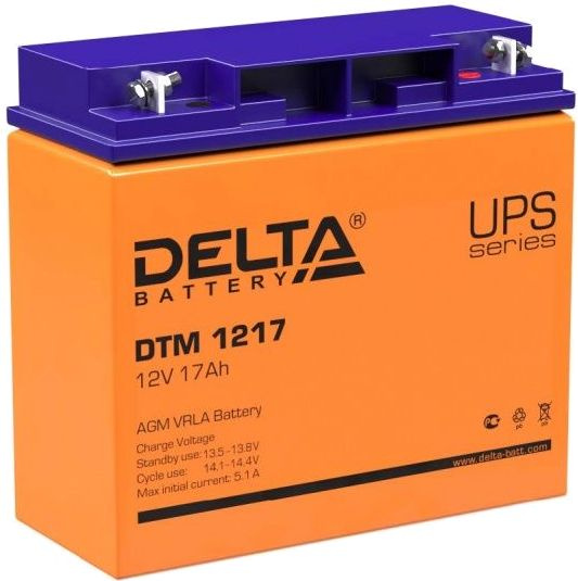 Батарея для ИБП Delta DTM 1217 12В 17Ач