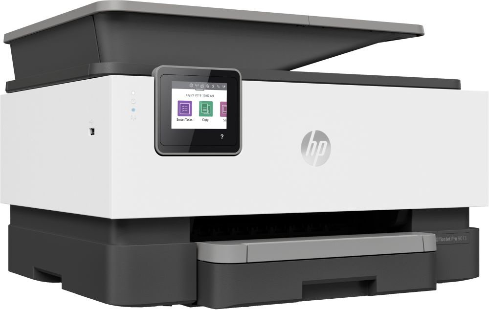 МФУ струйный HP Officejet Pro 9013 AiO (1KR49B) A4 Duplex WiFi USB RJ-45 белый/серый