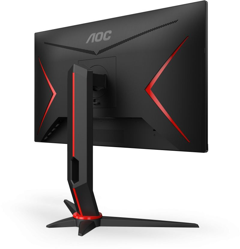 Монитор AOC 23.8" Gaming 24G2ZU черный/красный IPS LED 0.5ms 16:9 HDMI M/M матовая HAS 350cd 170гр/160гр 1920x1080 240Hz FreeSync Premium DP FHD USB 5.03кг