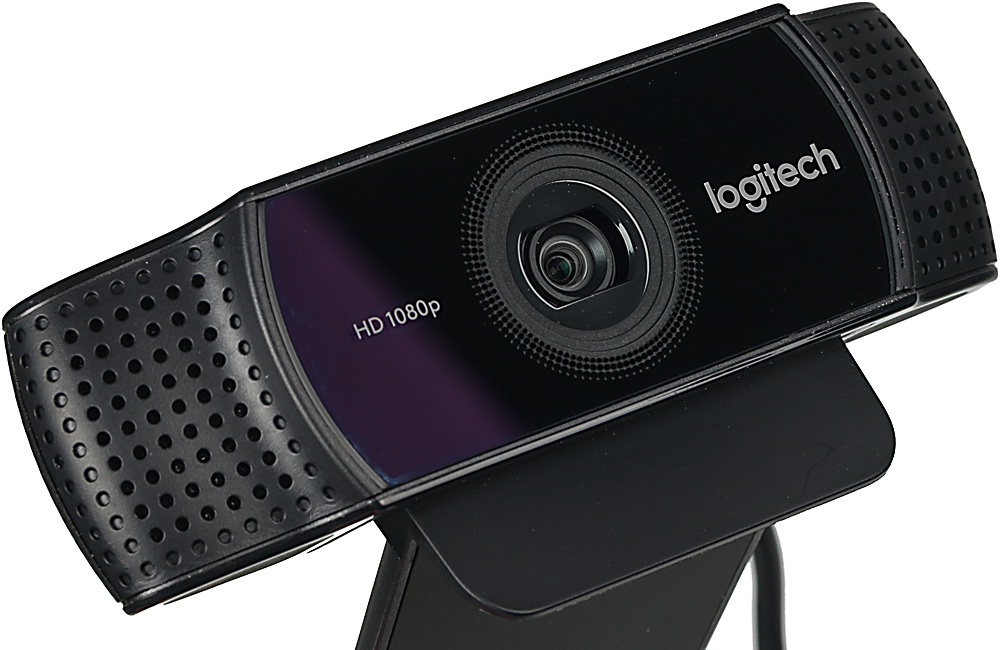 Камера Web Logitech Pro Stream C922 черный 3Mpix (1920x1080) USB2.0 с микрофоном (960-001089)