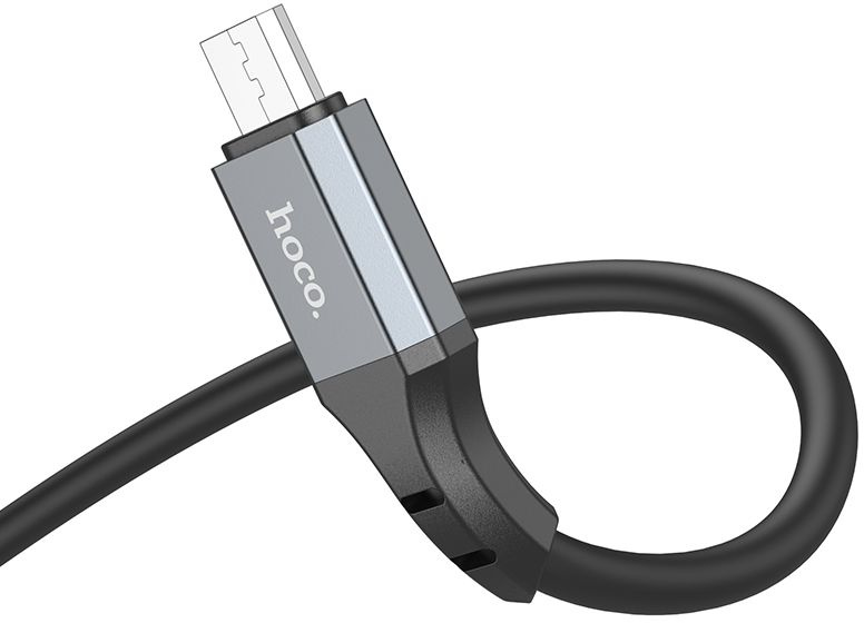 Кабель Hoco X92 Honest Micro USB (m)-micro USB (m) 3м черный коробка