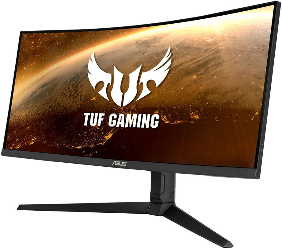 Монитор Asus 34" TUF Gaming VG34VQL1B темно-серый VA LED 1ms 21:9 HDMI M/M матовая HAS Piv 550cd 178гр/178гр 3440x1440 165Hz DP 2K USB 9.01кг