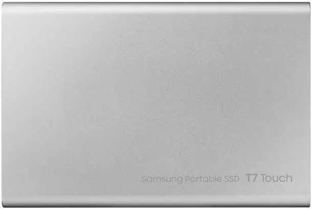 Тведотельный накопитель SSD Samsung T7 Touch External 500Gb SILVER USB 3.2 (MU-PC500S/WW ) 1year