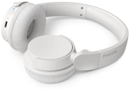 Гарнитура накладные Philips TAH4209 белый беспроводные bluetooth оголовье (TAH4209WT/00)