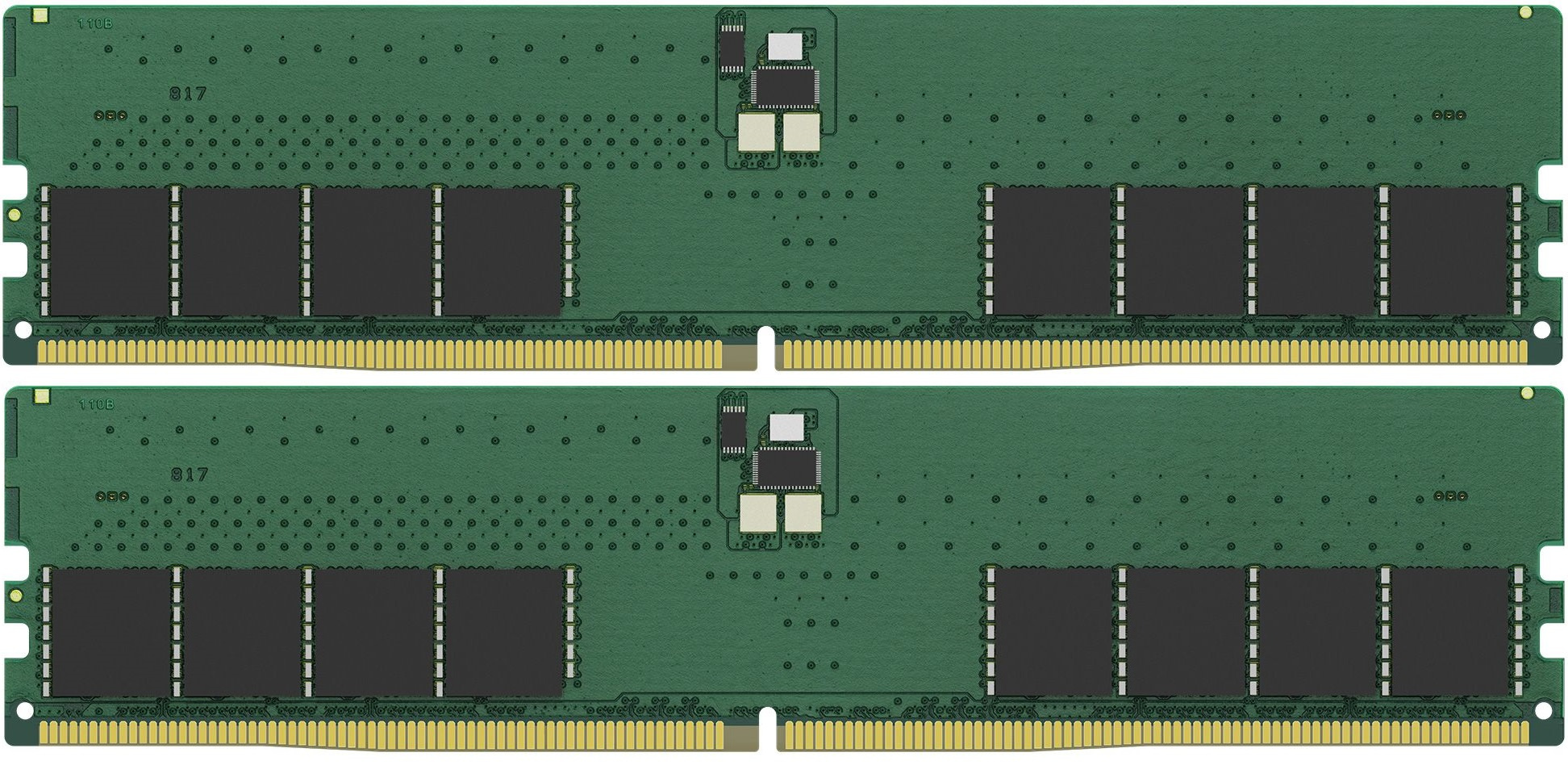 64GB Kingston DDR5 5200 DIMM KVR52U42BD8K2-64 Non-ECC , CL42, 1.1V, (Kit of 2) 2RX8 288-pin 16Gbit, RTL