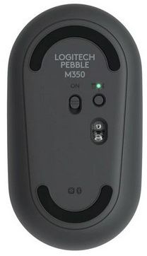 Мышь Logitech M350 темно-серый оптическая (1000dpi) беспроводная BT/Radio USB (2but)