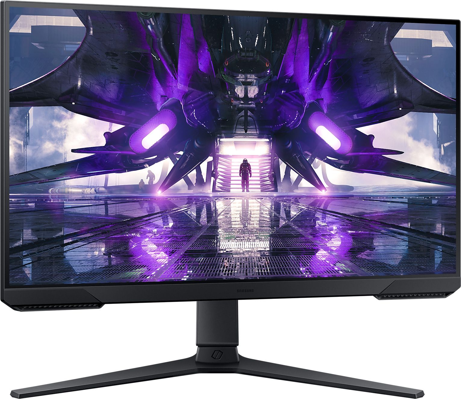 Монитор Samsung 24" Odyssey G3 S24AG320NI черный VA LED 1ms 16:9 HDMI полуматовая HAS Piv 250cd 178гр/178гр 1920x1080 165Hz FreeSync Premium DP 4.5кг