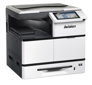 Avision AM5630i (МФУ лазерное, A3, P/C/S, 30 стр/мин, 2 дуплекс, 3trays100+500+500, ADF 100, USB/LAN/extUSB, PCL/PS/GDI, старт карт 6000 стр.) (652445)