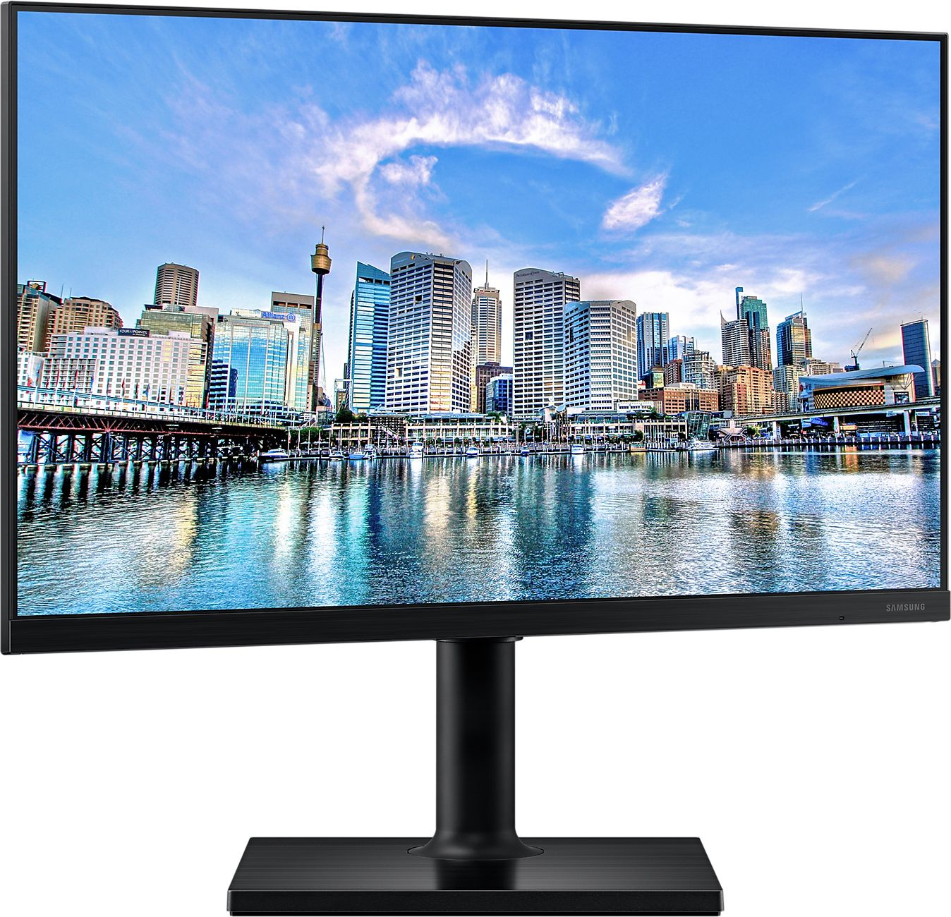 Монитор Samsung 23.8" F24T450FQI черный IPS LED 16:9 HDMI матовая HAS Piv 250cd 178гр/178гр 1920x1080 75Hz DP FHD USB 4кг